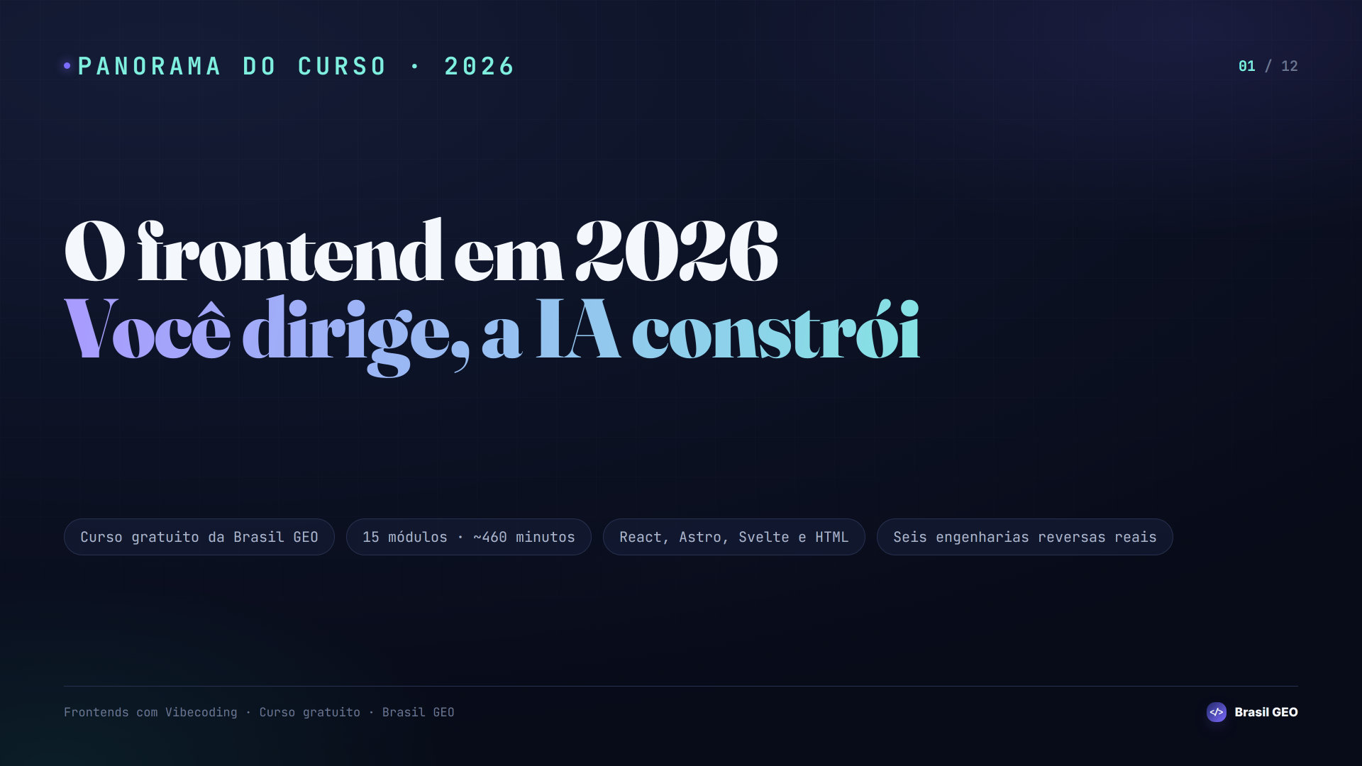 Miniatura do pitch deck do curso