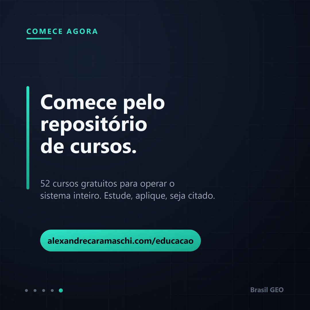 Comece pelo repositório de cursos.