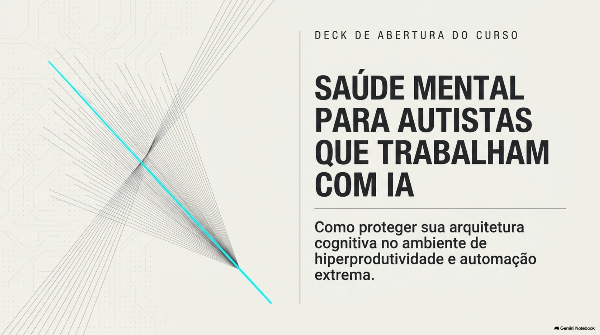 Capa: saúde mental para autistas que trabalham com IA
