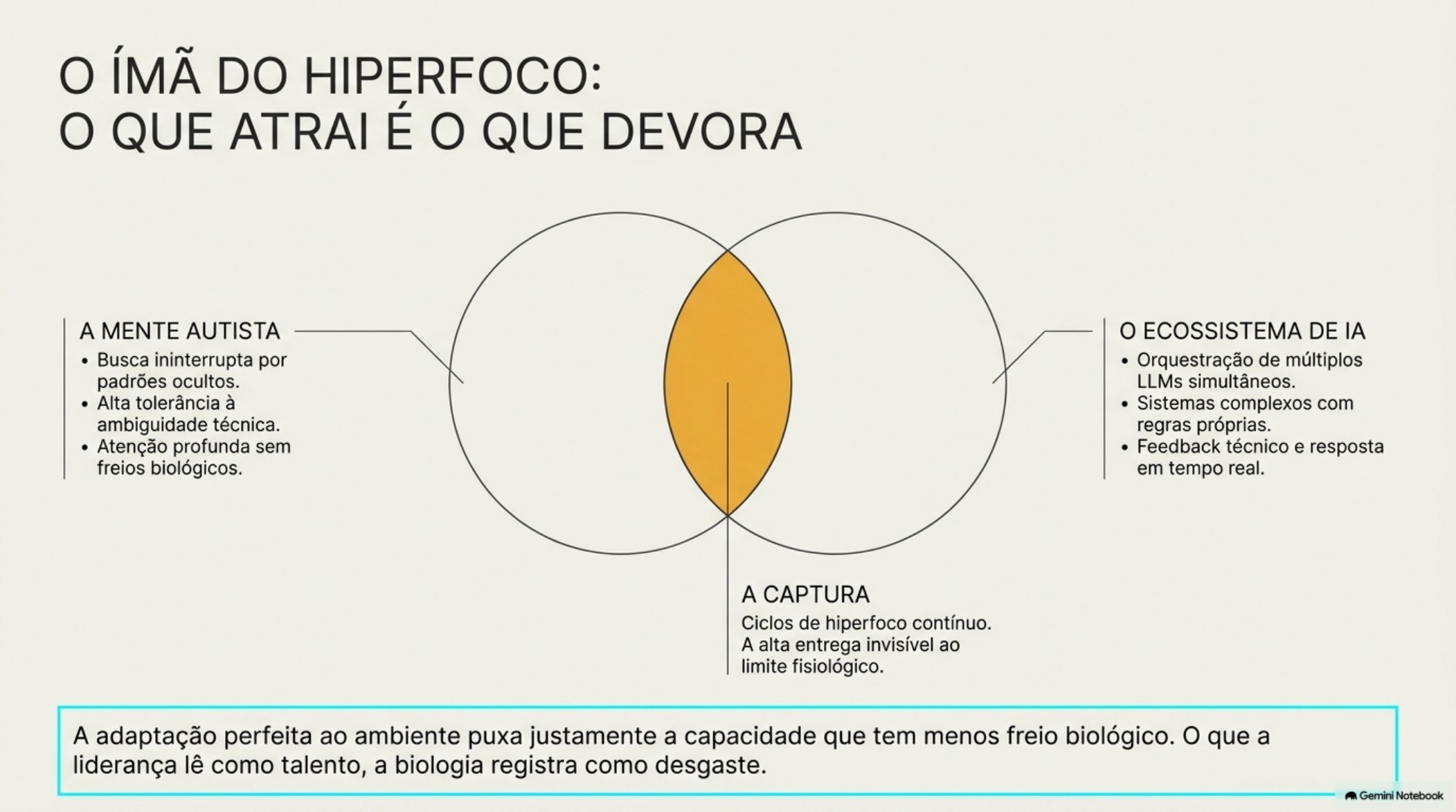 O ímã do hiperfoco: o que atrai é o que devora